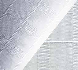 Белая ткань для различных рулонных штор с фактурным рисунком, "Малибу"