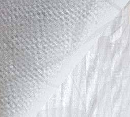 Легкая полупрозрачная ткань для изготовления рулонных штор в Воронеже с рисунком веточек оливы